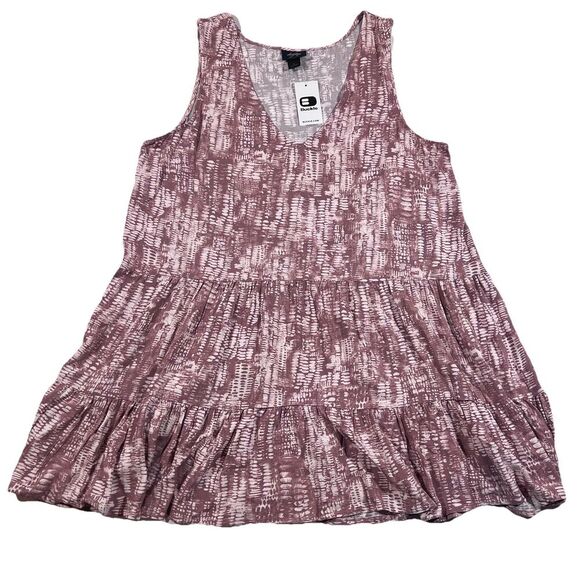 Buckle Tops - Daytrip By Buckle Sleeveless Tiered Babydoll Tank Top Shirt Women's Large NWT